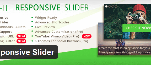 WordPress插件 - 轮播图插件:Huge IT Responsive Slider