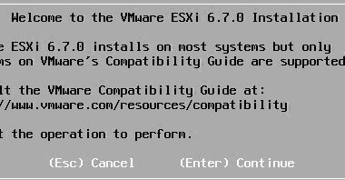 [主机运维]香港服务器中安装VMware ESXi6.7的系统