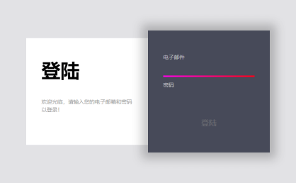 [代码样式]简洁动感的登录页面