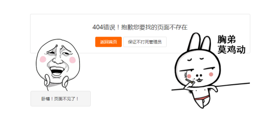 [单页模板]创意恶搞表情404错误页面模板