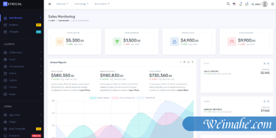 多用途管理后台系统bootstrap前端模板