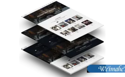 单页面滚动Html5网页模板