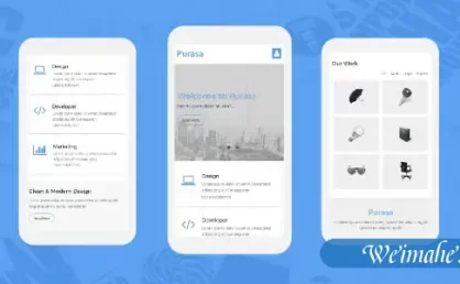 简约响应式移动端HTML5模板-Purasa