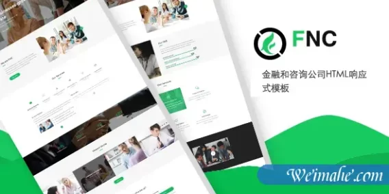 bootstrap财务咨询公司html模板