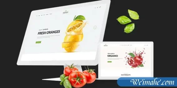 响应式有机食品商城HTML5模板