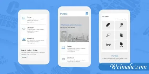 简约响应式移动端HTML5模板-Purasa