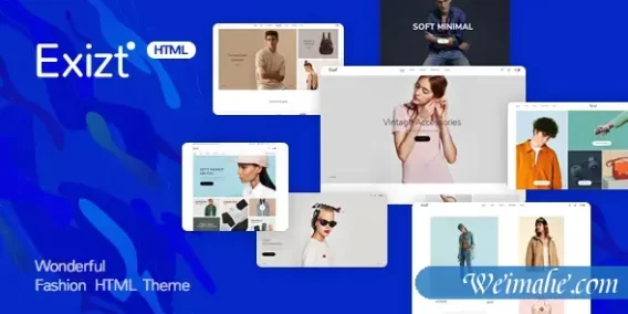 响应式服装商城HTML5模板