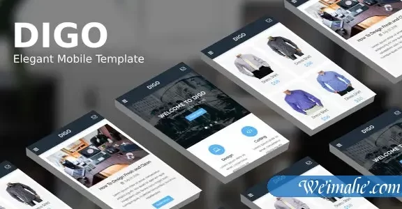 优雅的手机移动端HTML模板