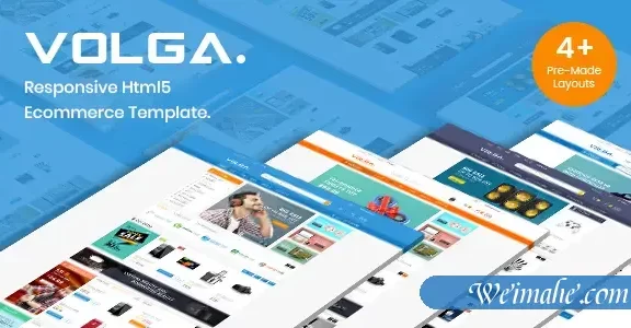 响应Bootstrap4大型商城模板前端框架