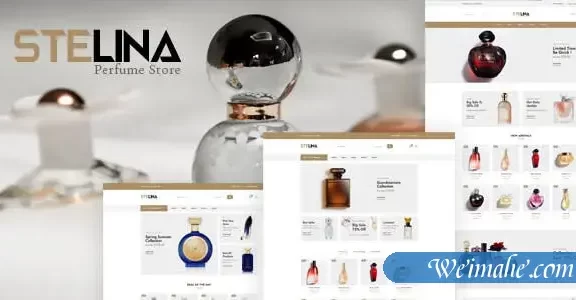 漂亮的香水商店网页bootstrap模板