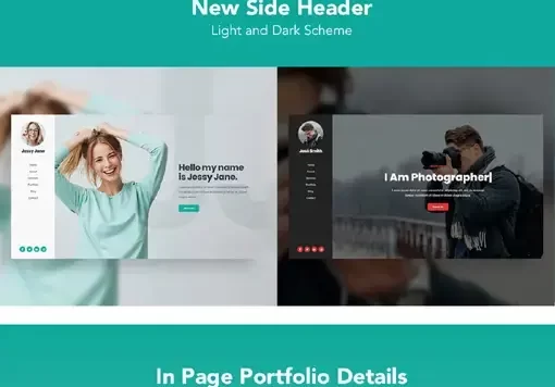 创意个人电子名片简历单页模板-BTSP4403