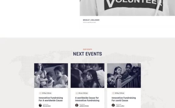 慈善筹款公益组织BootStrap模板-BTSP4305