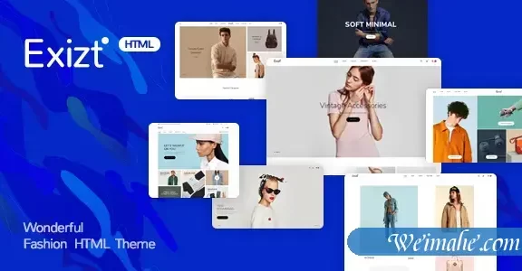 响应式服装商城HTML5模板