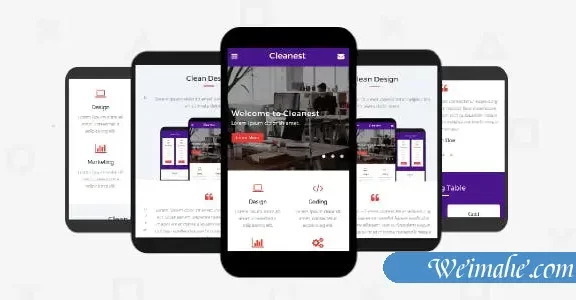 移动端网页HTML5前端页面框架
