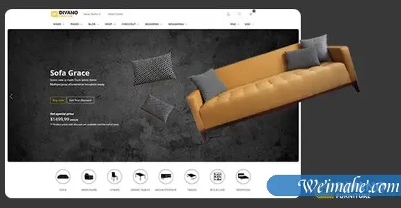 家具电商购物企业官网网页-Divano