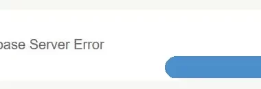 Typecho更换空间出现“Database Server Error”错误