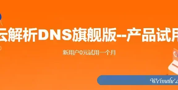 阿里云解析DNS旗舰版免费试用,阿里云解析DNS个人版和免费版区别