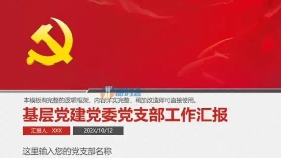 基层党建党委党支部工作汇报述职报告